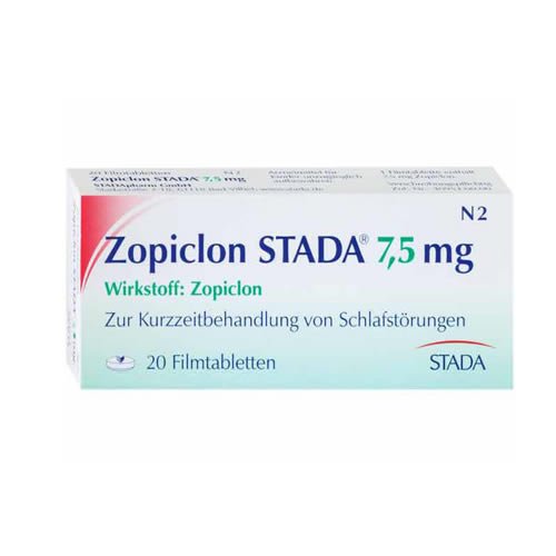 ZOPICLON STADA 75 mg Filmtabletten 20 Stück